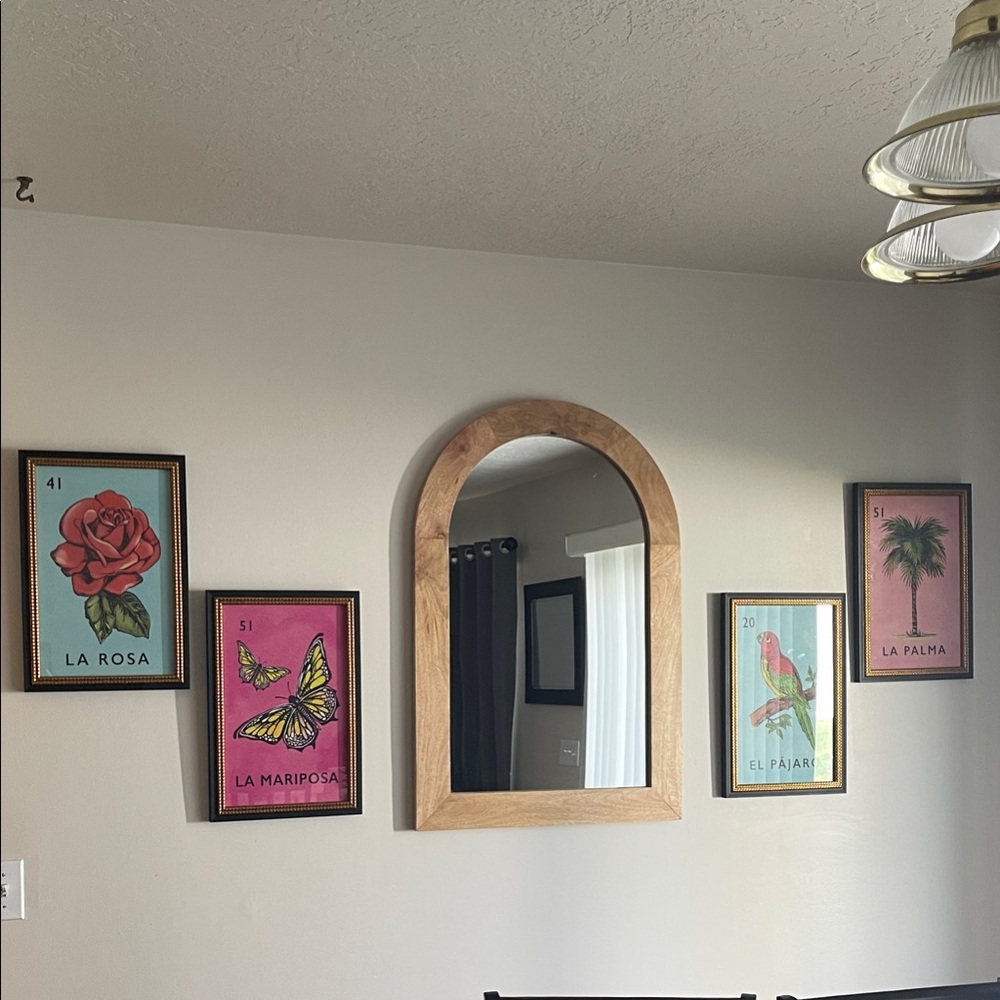 Colorful Lotería Themed Wall Art Set